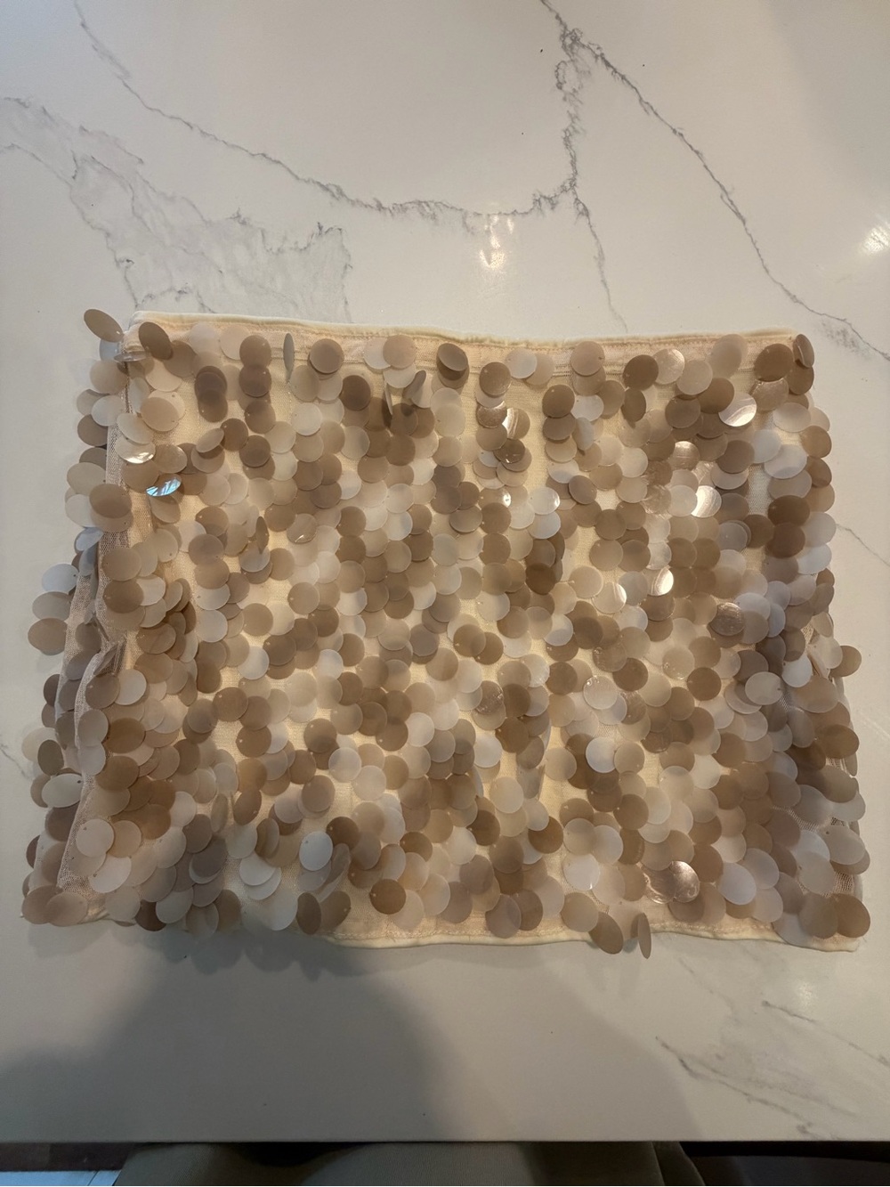 Sequin Mini Skirt